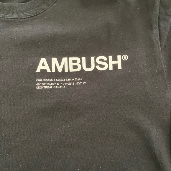 Ambush Ssense Exclusive Black Logo T-Shirt - Picture 7 of 8